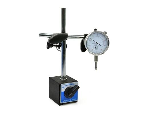 Magnetický stojan, stativ + úchylkoměr 0-10/0.01mm GEKO
