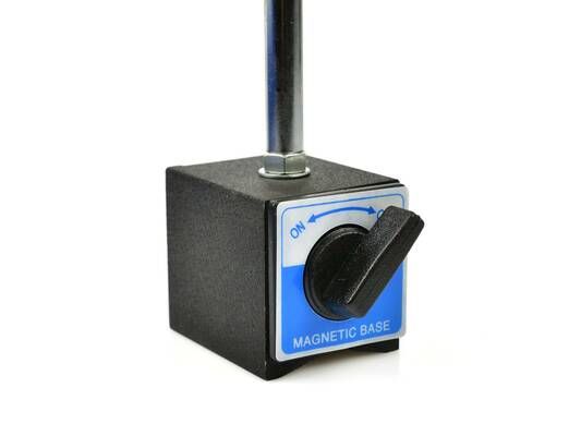 Magnetický stojan, stativ + úchylkoměr 0-10/0.01mm GEKO