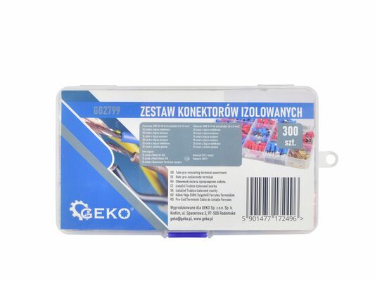Sada izolovaných konektorů, 300ks GEKO