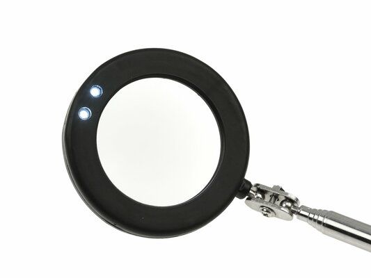 Teleskopické inspekční LED zrcátko, 280-870mm GEKO