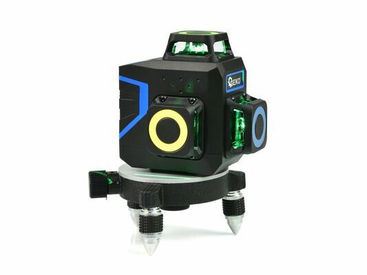 Laserová vodováha křížový laser měřidlo 3D 360° GEKO