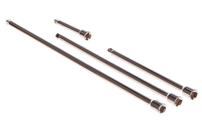 Sada prodlužovacích tyčí, pro hlavice 1/4", 4ks GEKO