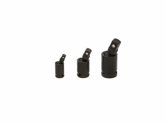 Sada nástrčných rázových kloubů 1/4" 3/8" 1/2", 3 ks GEKO
