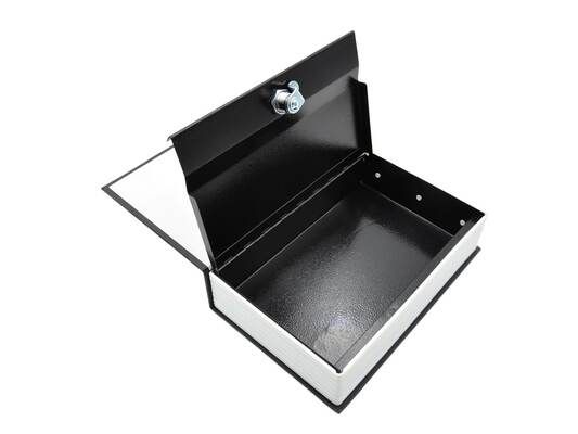 Schránka/kniha na peníze s plastovým pořadačem + 2 klíče, 240x155x55mm GEKO