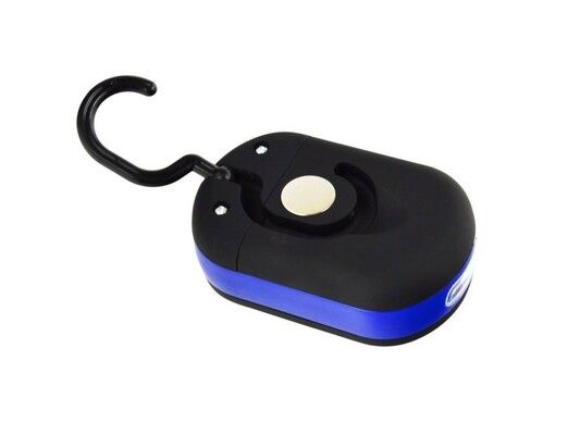 Montážní lampa 24 + 3 LED, háček GEKO