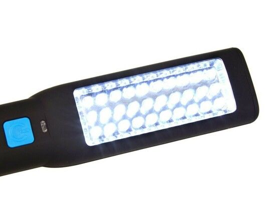 Dílenská lampa 30 + 7LED 1800mah 230V/12V GEKO
