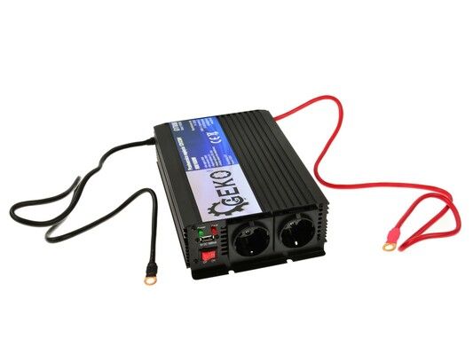 Měnič napětí 12V/230V, 800/1600W GEKO
