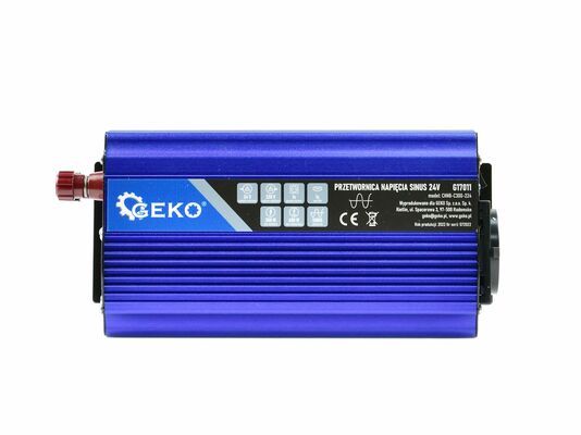 Sinusový měnič napětí 24V/230V 300/600W GEKO
