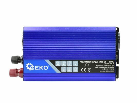 Sinusový měnič napětí 12V/230V 500/1000W GEKO