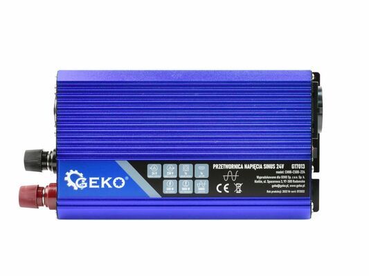 Sinusový měnič napětí 24V/230V 500/1000W GEKO