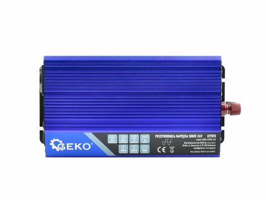 Sinusový měnič napětí 24V/230V 1000/2000W GEKO