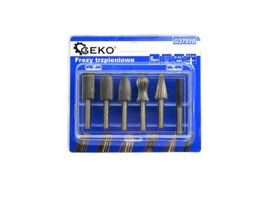 Sada stopkových fréz 6-12,7mm, 6ks GEKO