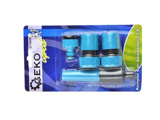 Hadicový set 4ks, pro 3/4", plast GEKO