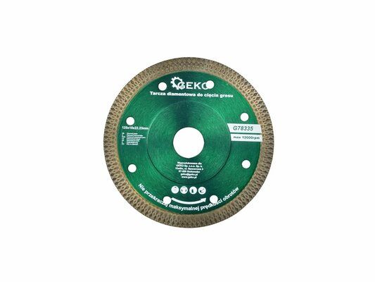 Diamantový kotouč pro řezání kameniny 125x10x22,23mm GEKO