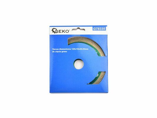 Diamantový kotouč pro řezání kameniny 125x10x22,23mm GEKO