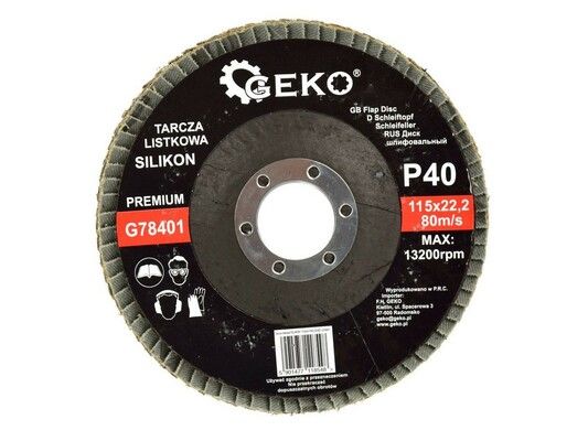 Lamelový kotouč 115mm, P40 GEKO