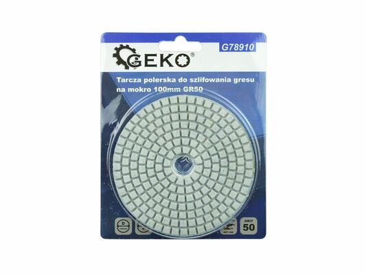 Leštící kotouč pro mokré broušení kameniny 100mm GR50 GEKO