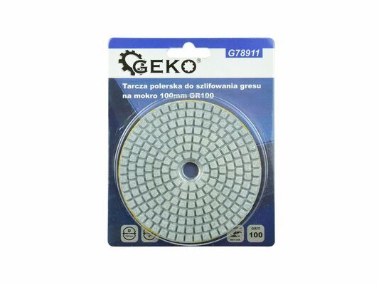 Leštící kotouč pro mokré broušení porcelánové kameniny 100mm GR100 GEKO