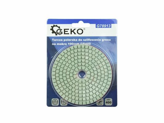 Leštící kotouč pro mokré broušení kameniny 100mm GR400 GEKO