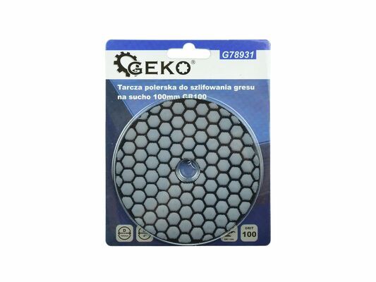 Leštící kotouč na suché broušení kameniny 100mm GR100 GEKO