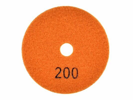 Leštící kotouč na suché broušení kameniny 100mm GR200 GEKO