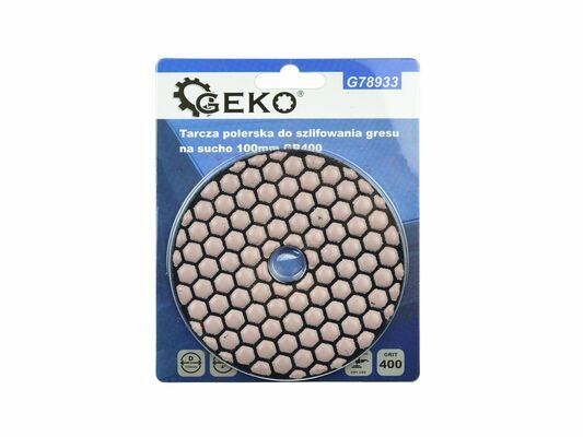 Leštící kotouč na suché broušení kameniny 100mm GR400 GEKO