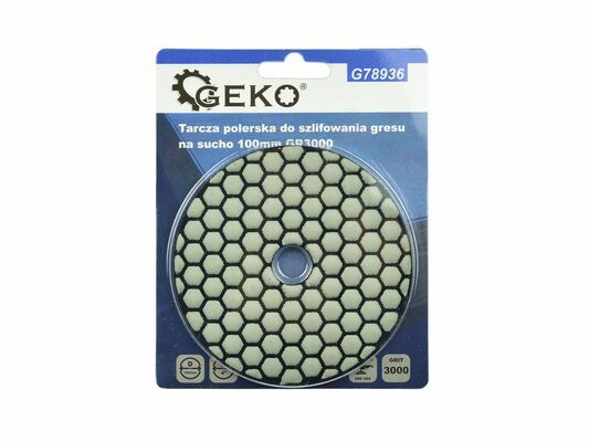 Leštící kotouč na suché broušení kameniny 100mm GR3000 GEKO