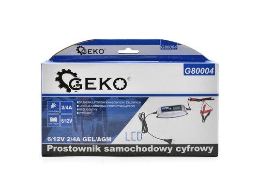 Automatická digitální nabíječka 4A GEKO