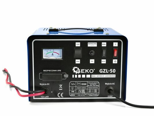 Nabíječka autobaterií 12/24V GZL-50 GEKO