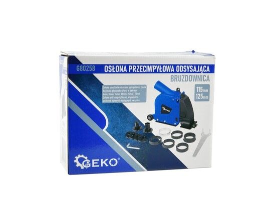Odsávací kryt na frézování drážek, pro úhlové brusky 115-125mm GEKO