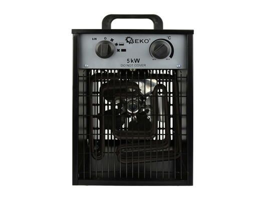 Elektrický ohřívač vzduchu s ventilátorem 5kW / Mírně promáčknutý roh GEKO