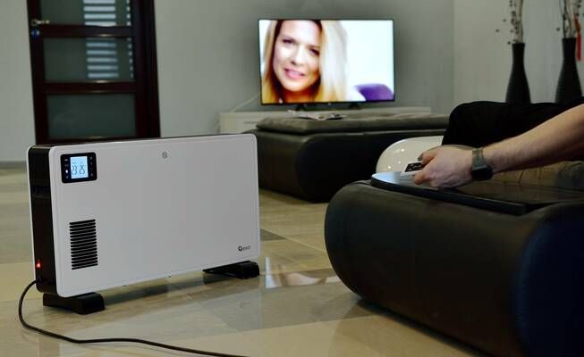 Konvektorový ohřívač LCD s dálkovým ovládáním GEKO