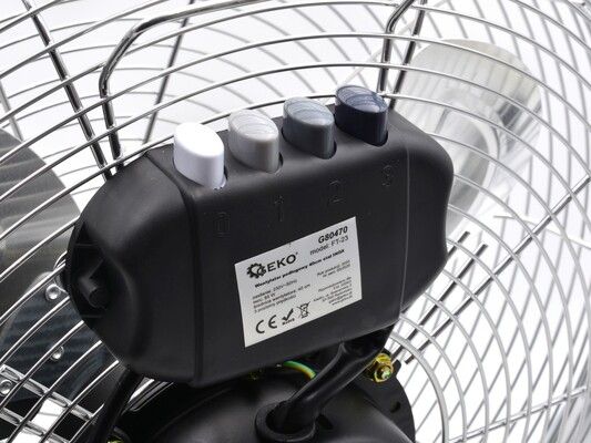 Podlahový ventilátor z nerezové oceli 40 cm GEKO