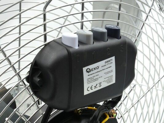 Podlahový ventilátor z nerezové oceli 45 cm GEKO