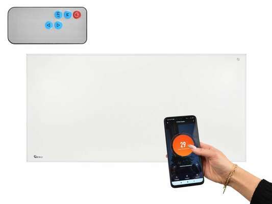 Infrazářič s dálkovým ovládáním a WiFi 700W GEKO
