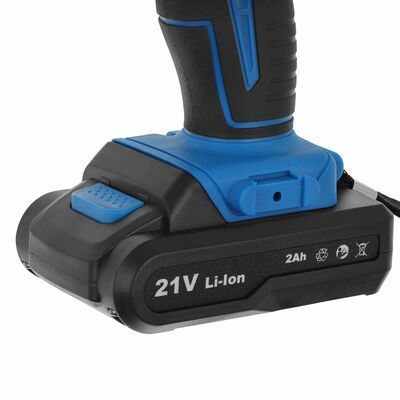 Vrtačka/ šroubovák s funkcí příklepu 21V 2x 2ah baterie GEKO