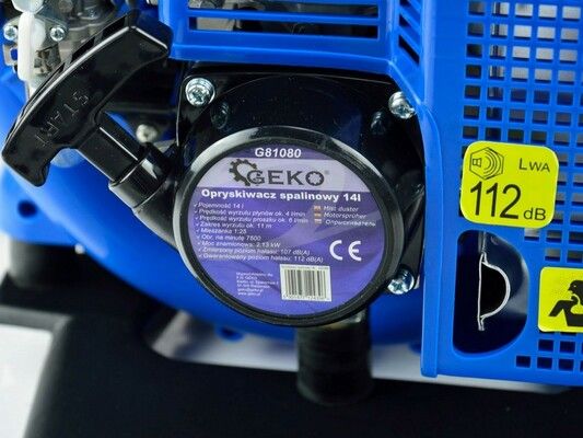 Postřikovač motorový zádový, 14l GEKO