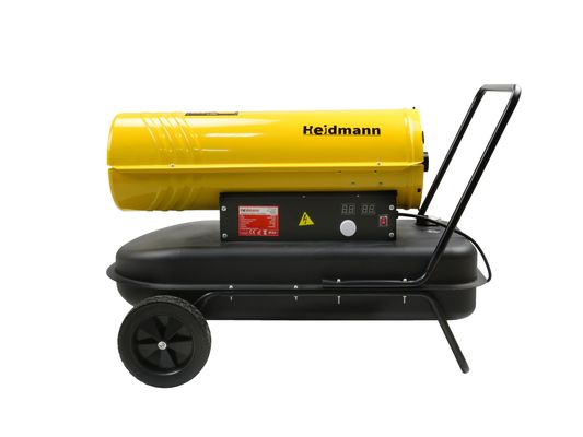 Horkovzdušná olejová/naftová turbína s termostatem, 25kW HEIDMANN
