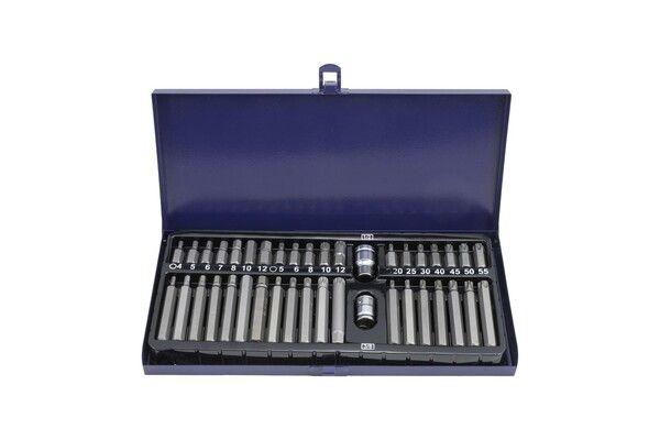 Bity Imbus, TORX a XZN, sada 40 kusů, adaptéry 1/2" a 3/8" - QUATROS QS51131