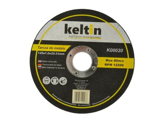 Řezný kotouč 125x1,0mm na ocel GEKO