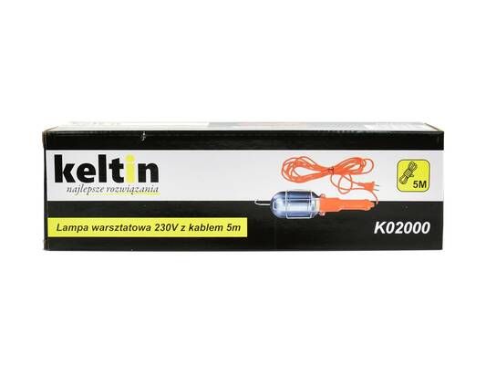 Dílenské svítidlo s kabelem o délce 5m GEKO