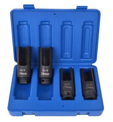 Hlavice na demontáž dieselových vstřikovačů 1/2", 25-30 mm - QUATROS QS20499