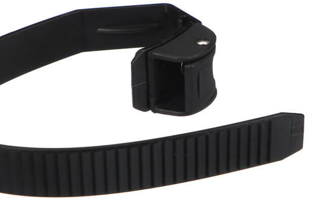 Rychloupínací pásek pro nosič kol na tažné zařízení, délka 38cm, černý - náhradní díl SIXTOL