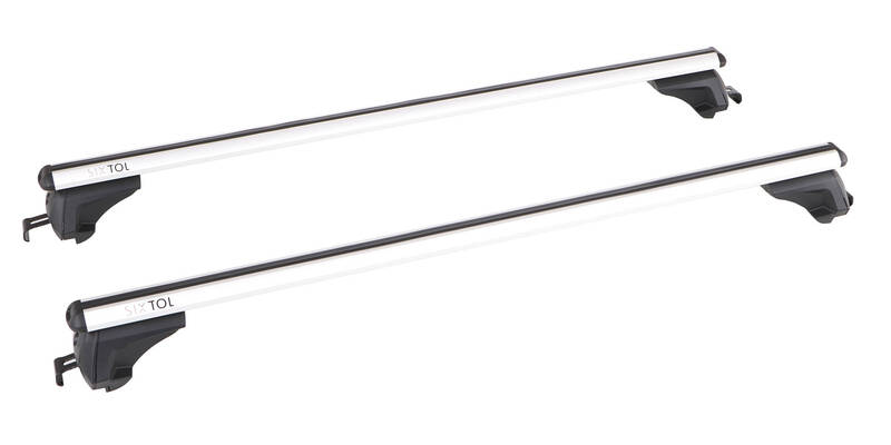 Příčný nosník se zámkem hliníkový ROOF RACK IN PRO, 120cm, nosnost 90kg SIXTOL