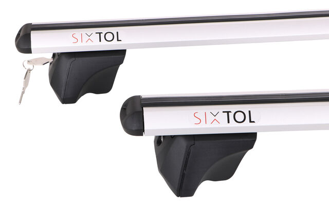 Příčný nosník se zámkem hliníkový ROOF RACK FIX PRO, 120cm, nosnost 90kg SIXTOL