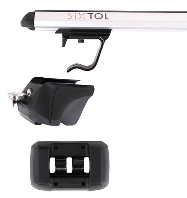 Příčný nosník se zámkem hliníkový ROOF RACK FIX PRO, 120cm, nosnost 90kg SIXTOL