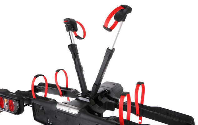 Nosič kol na tažné zařízení E-BIKE 2 PREMIUM - 2 elektrokola, nosnost 60kg, skládací SIXTOL