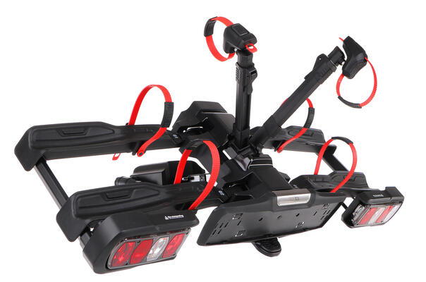 Nosič kol na tažné zařízení E-BIKE 2 PREMIUM - 2 elektrokola, nosnost 60kg, skládací SIXTOL