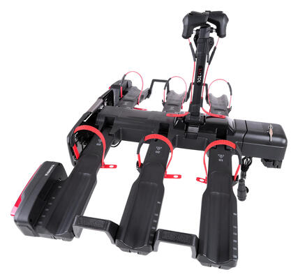 Nosič kol na tažné zařízení E-BIKE 3 PRO - 3 elektrokola, nosnost 60kg, skládací SIXTOL