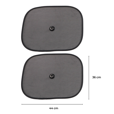 Sluneční clona s přísavkou na boční okno auta CAR SUNSHADE SET 7, 44 x 36 cm, 2ks SIXTOL
